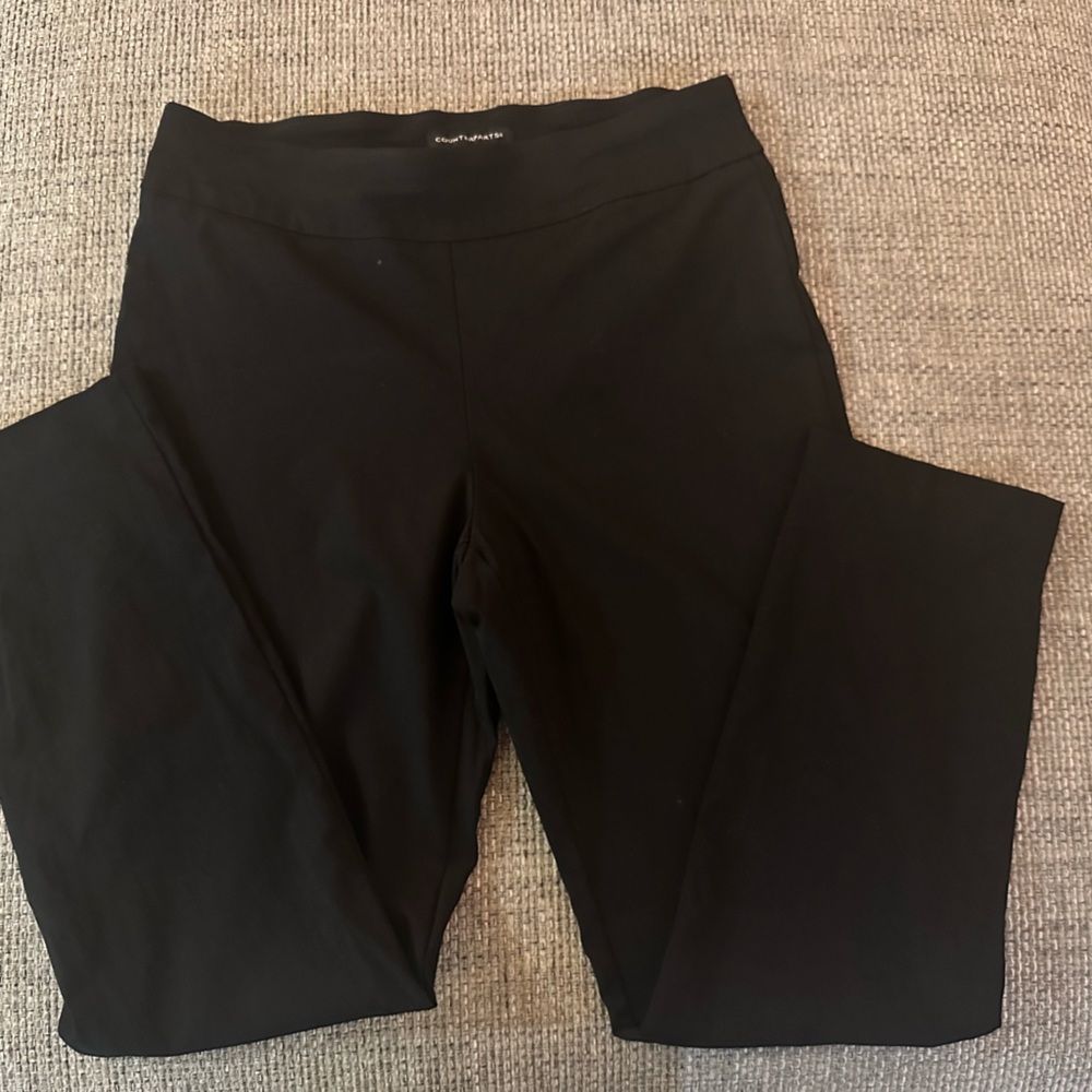 Counterparts Pull On Black Dress Pants Size 12